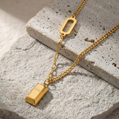 Love Lock Pendant Necklace