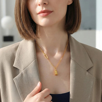 Love Lock Pendant Necklace