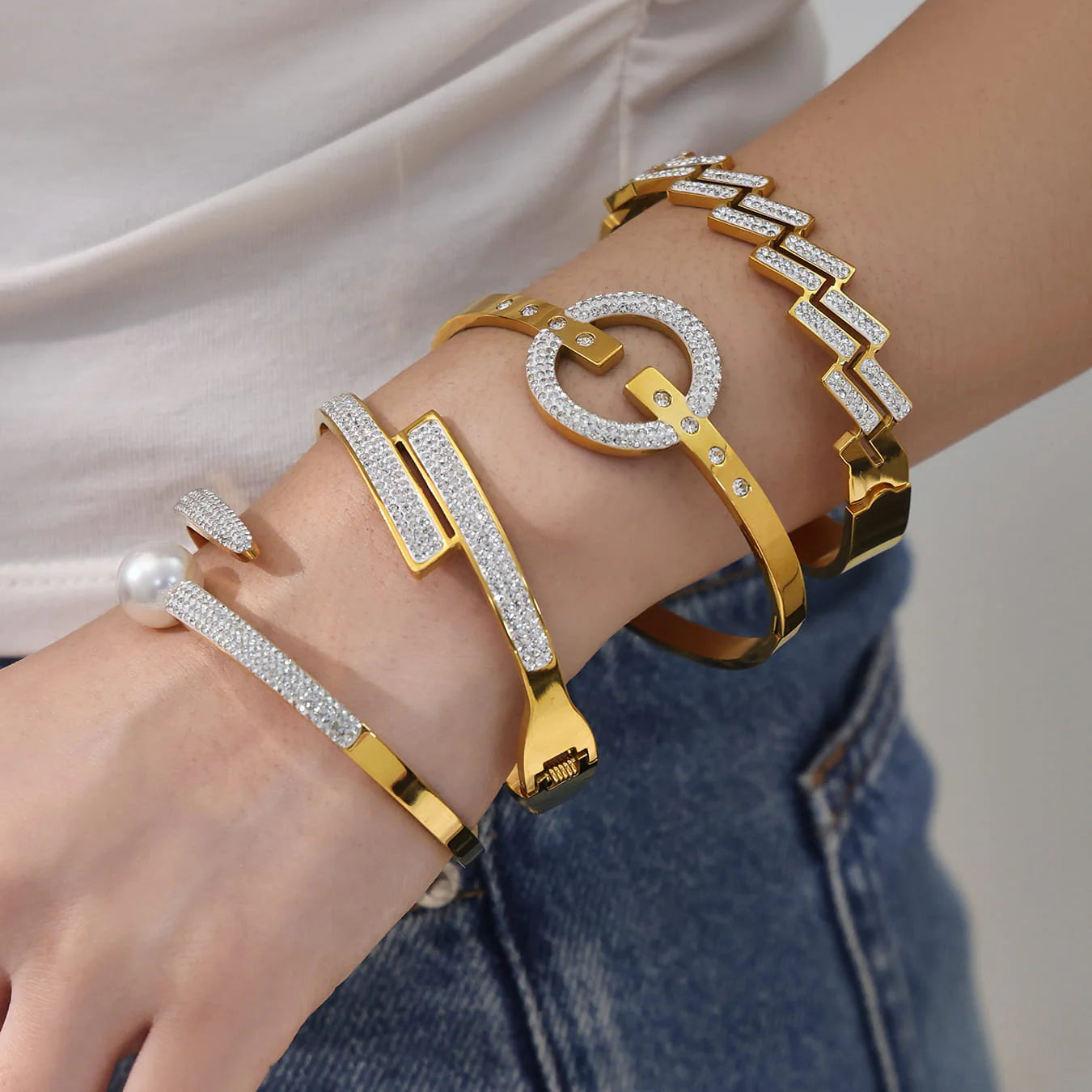 Crystal Luxe Bangle