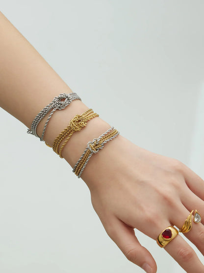 Knoted Luxe Chain Bracelet