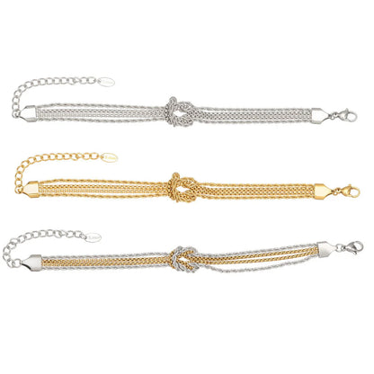 Knoted Luxe Chain Bracelet