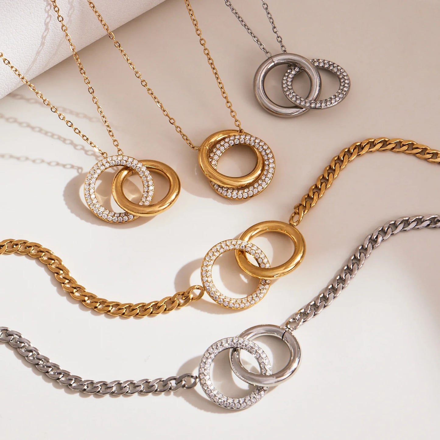 Eternal Glow Necklace & Bracelet Set