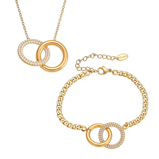 Eternal Glow Necklace & Bracelet Set
