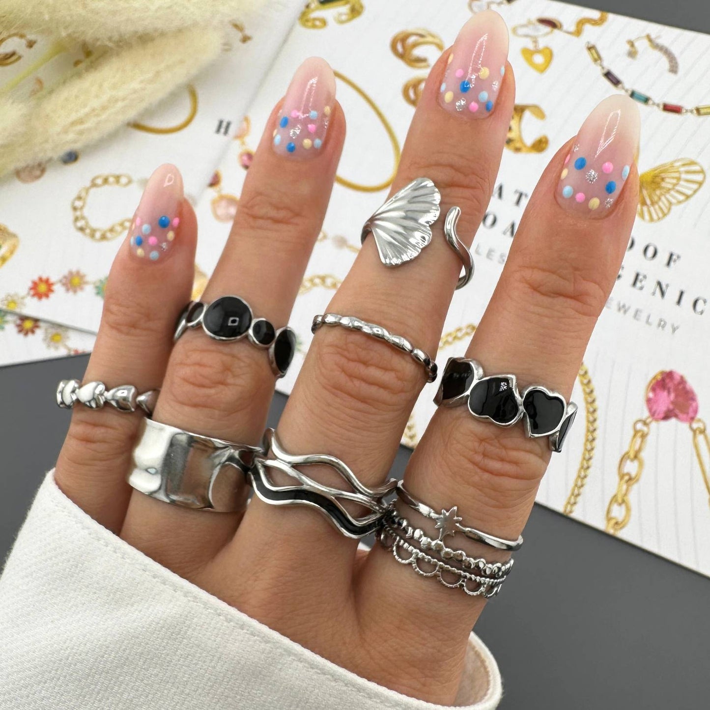 Minimal Gold Stackable Ring Set