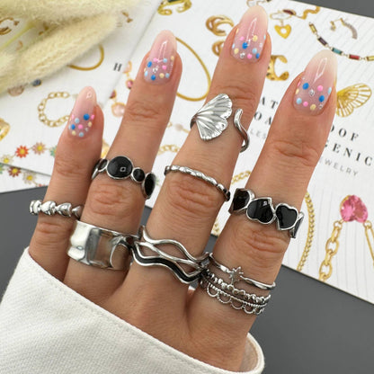 Minimal Gold Stackable Ring Set