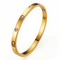 Classic Gold Crystal Bangle