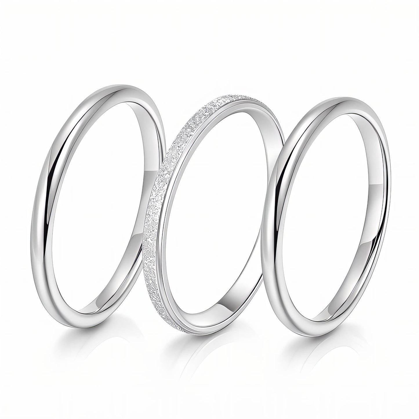 Minimal Gold Stackable Ring Set