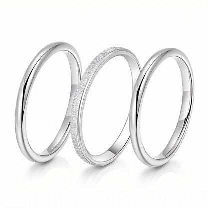 Minimal Gold Stackable Ring Set