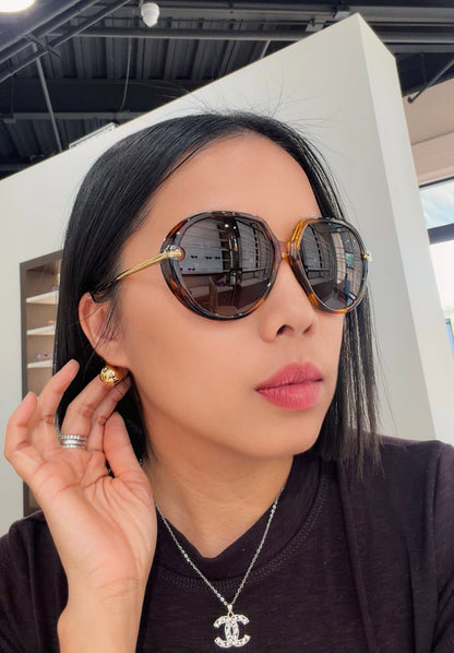 Bottega Veneta Sculpted Boldness Sunglasses
